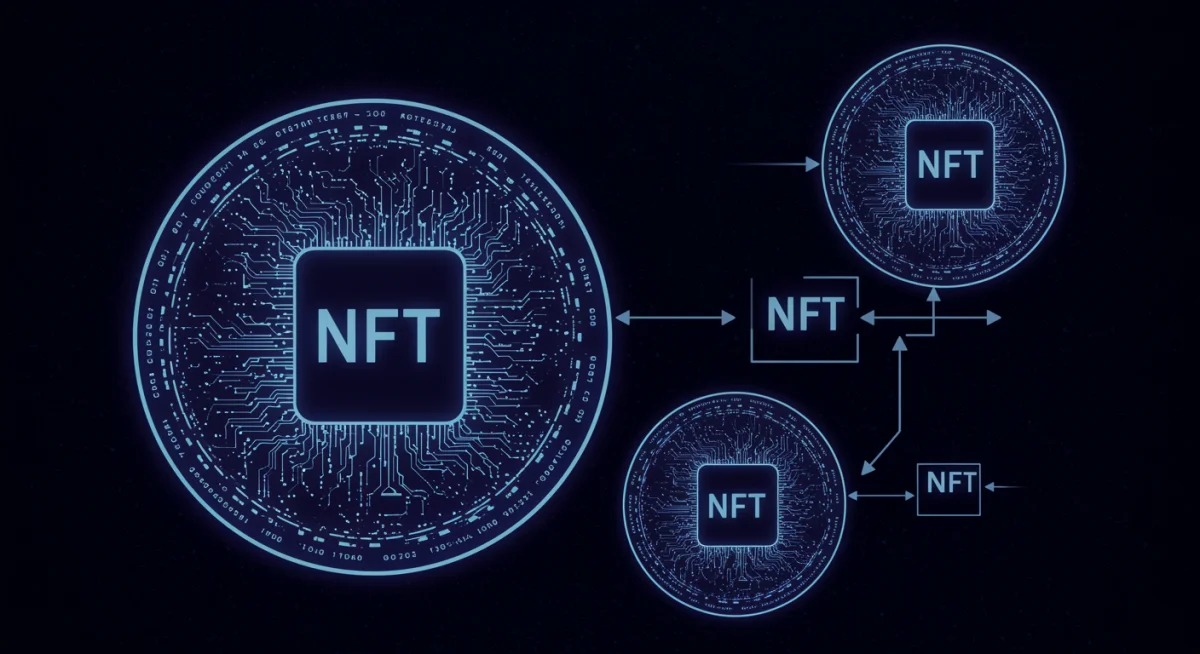 AI algorithm generating unique digital patterns for NFT minting