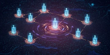 Avalanche Subnet Growth: 2025 Q1 Project & Ecosystem Analysis Avalanche blockchain network with new subnets and projects launching, symbolizing growth and expansion.