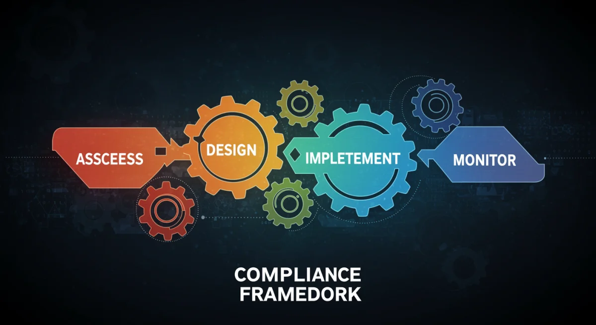 Four-step compliance framework for blockchain data privacy