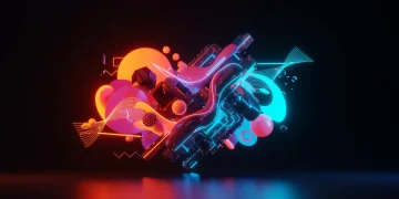 Futuristic abstract digital artwork showcasing emerging NFT art styles