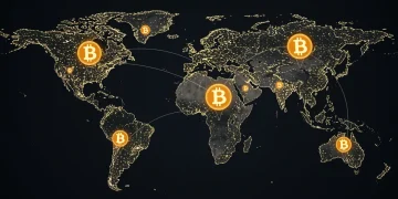 Global Bitcoin Adoption vs. US: How America Compares in 2025 and What It Means for Investors Global Bitcoin adoption map showing US comparison