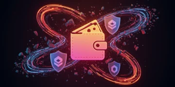 Futuristic digital art representing advanced NFT wallet protection strategies.