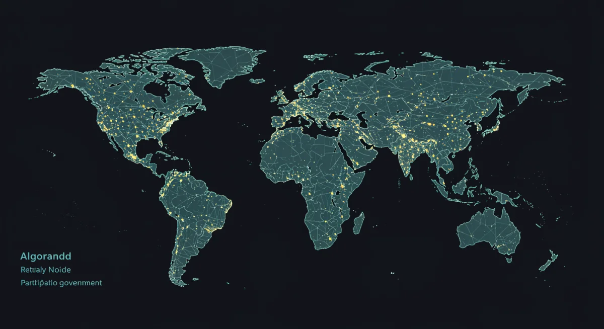Algorand global node distribution decentralization map