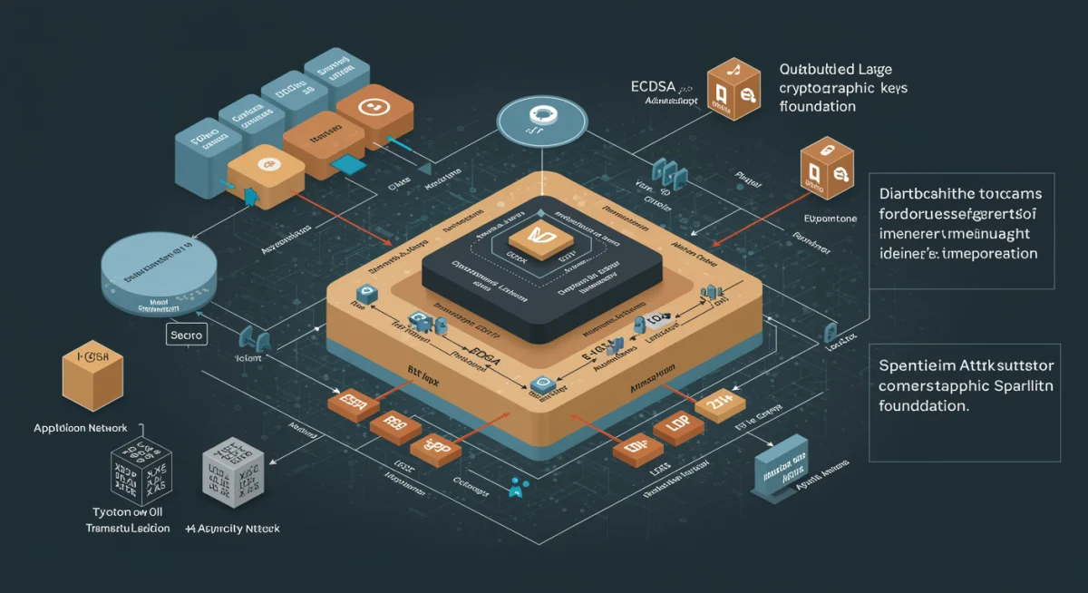 Blockchain network vulnerabilities to quantum attacks diagram