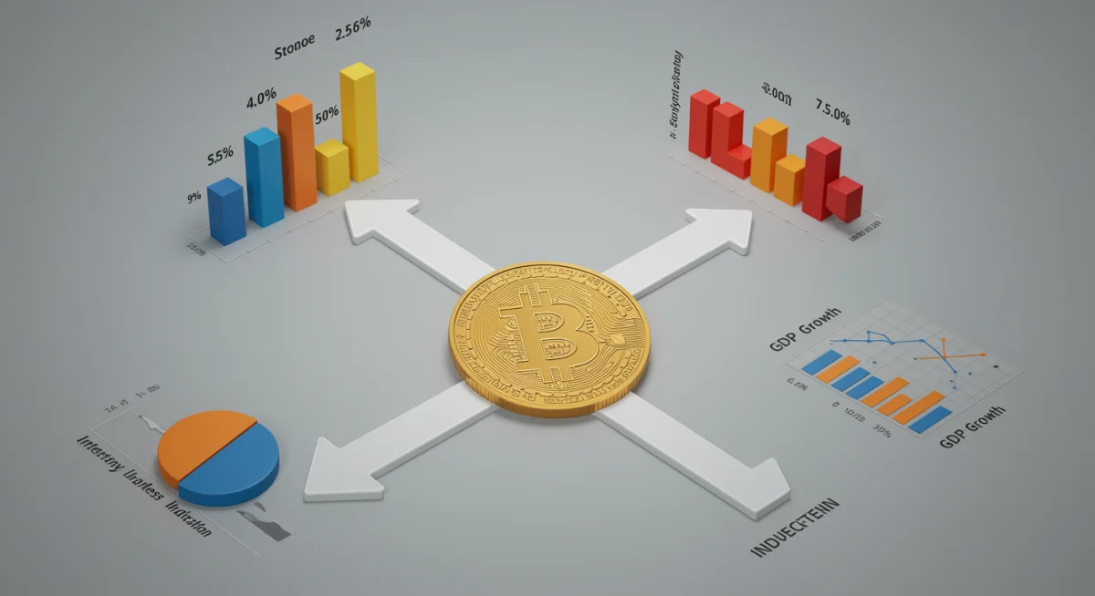 Economic indicators influencing Bitcoin's value