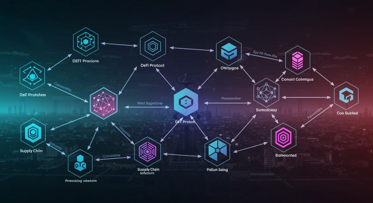 Interconnected decentralized applications within Polkadot ecosystem