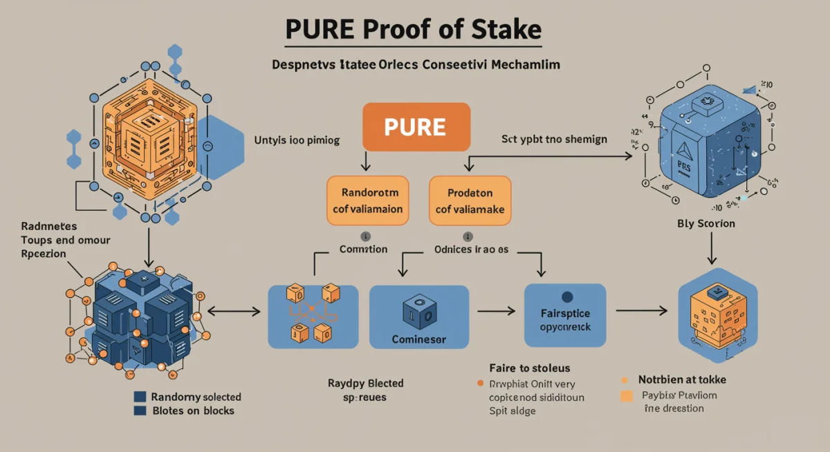 PURE Proof-of-Stake consensus mechanism illustration