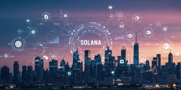 Solana blockchain network performance analysis for Q4 2025 with DeFi and NFT metrics.